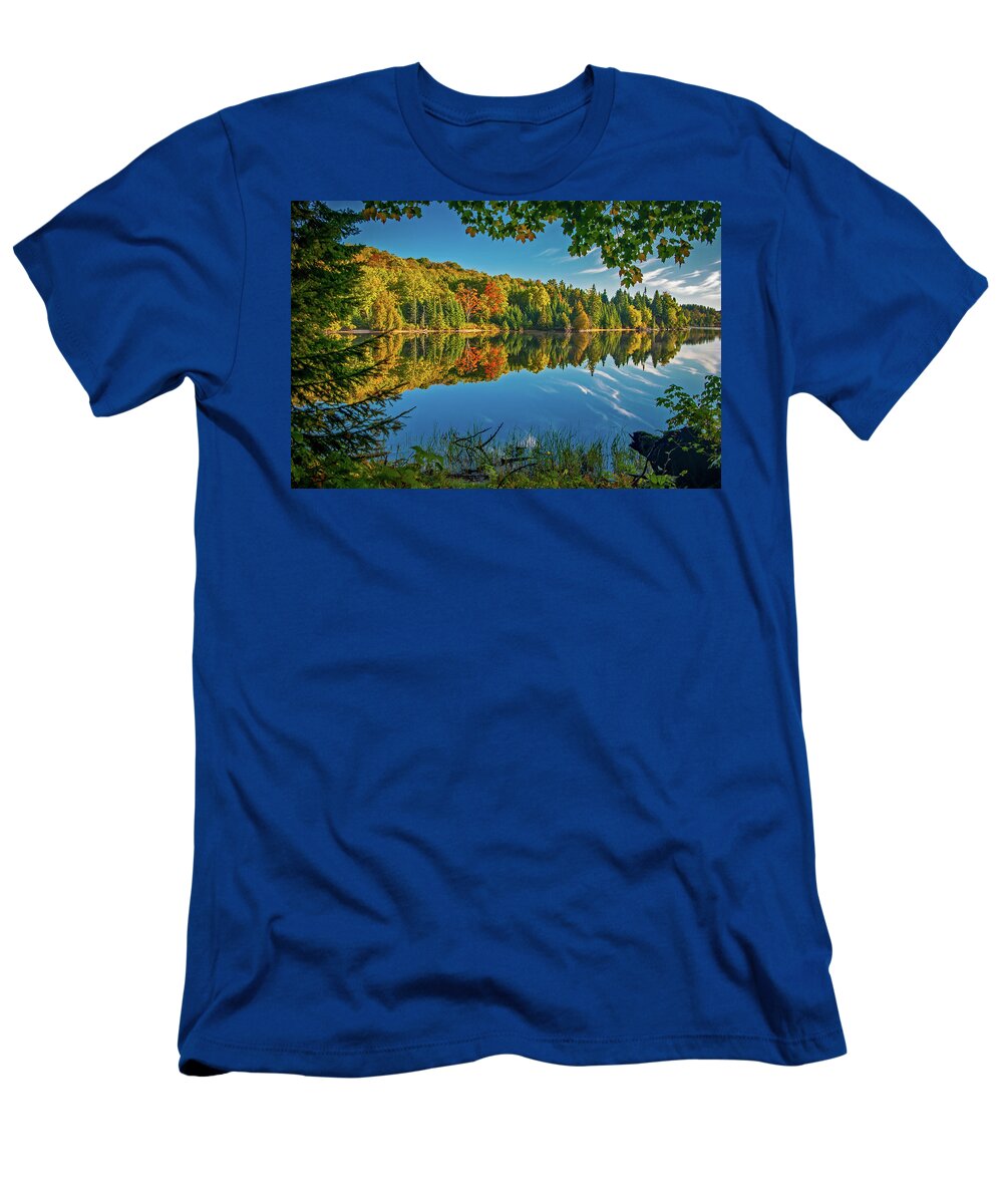 Grand Sable Lake T-Shirt featuring the photograph Tranquillity by Gary McCormick