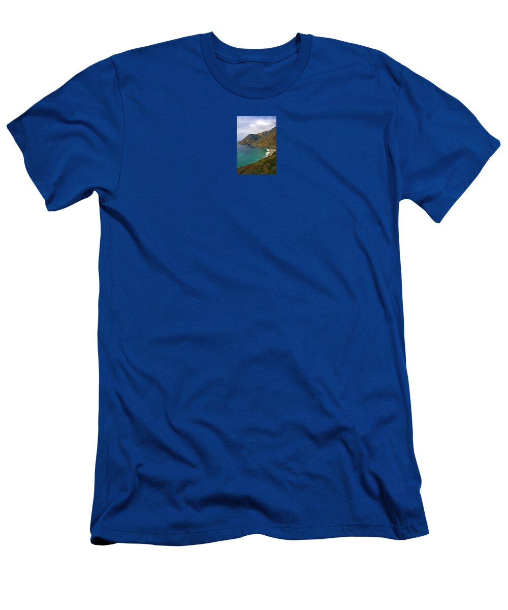 Big Sur T-Shirt featuring the photograph Traveling the One by Lisa Dunn