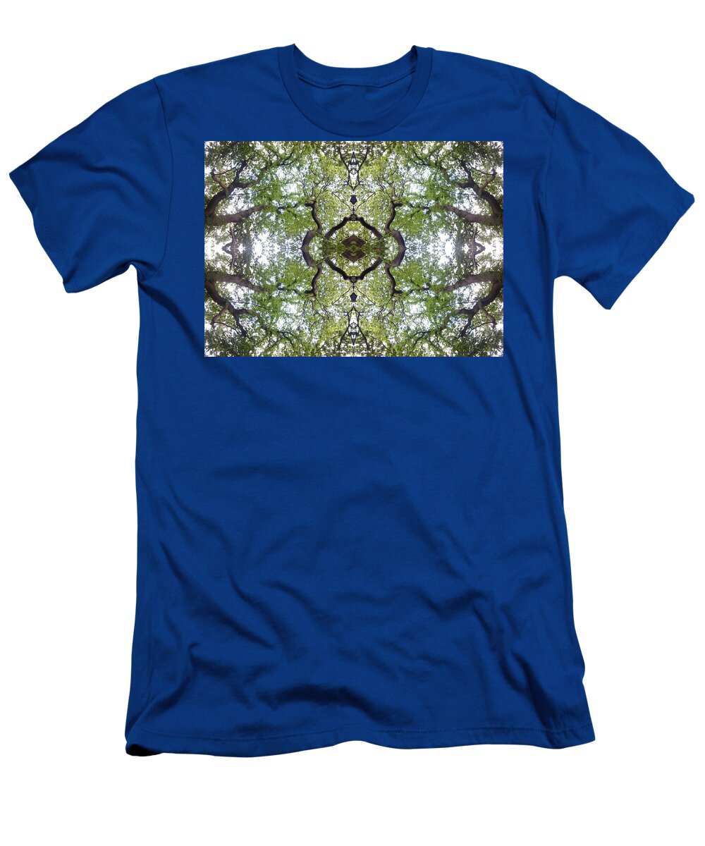 Tree T-Shirt featuring the photograph Tree Photo Fractal by Julia Woodman