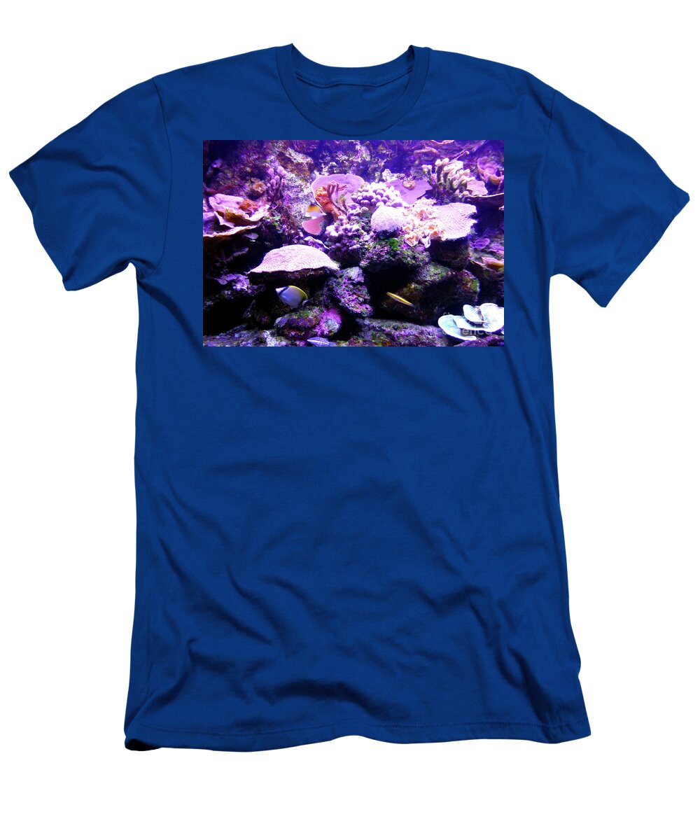 Aquarium T-Shirt featuring the photograph Tropical Aquarium by Francesca Mackenney