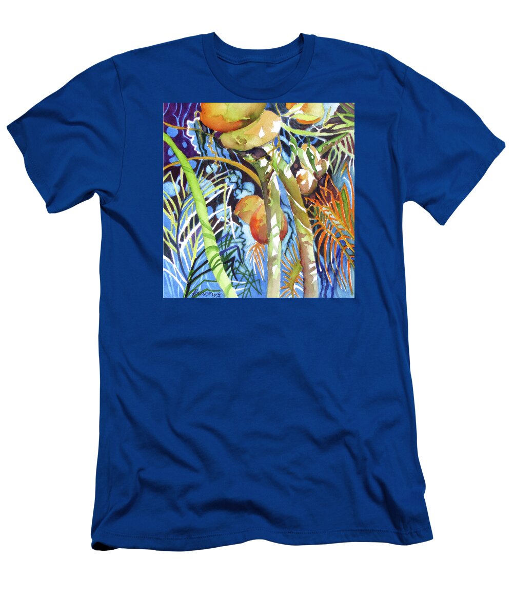 Design T-Shirt featuring the painting Tropical Design 2 by Rae Andrews