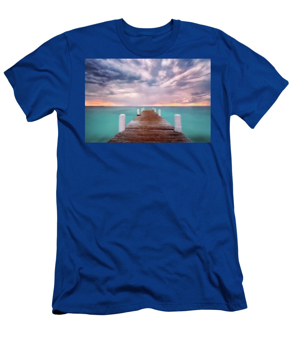 Ocean T-Shirt featuring the photograph Tropical Drama by Nicki Frates