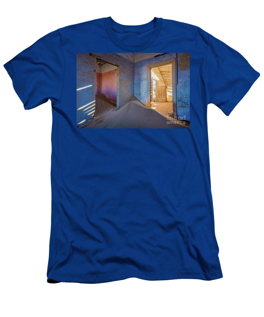 Abandoned T-Shirt featuring the photograph Two Entryways by Inge Johnsson