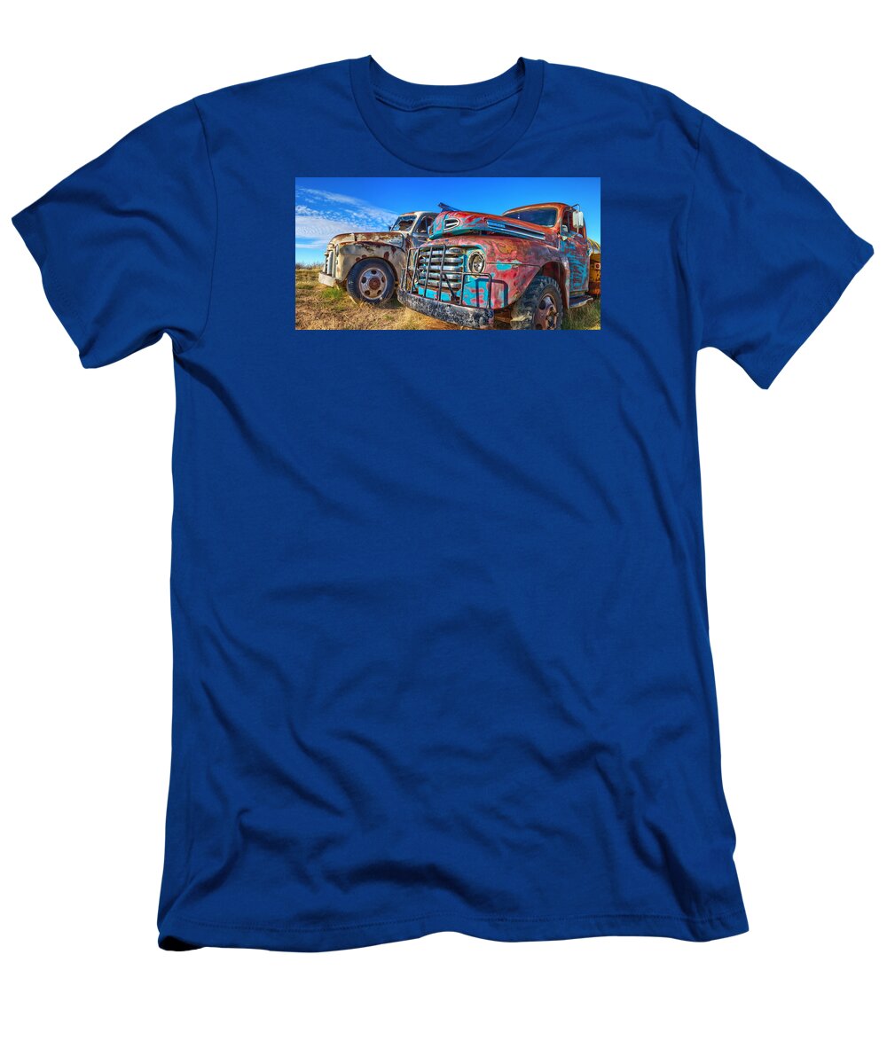 Ford T-Shirt featuring the photograph Two Trucks by Daniel George