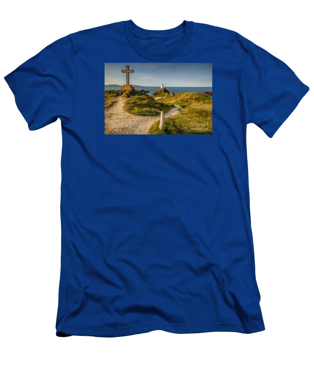 Anglesey T-Shirt featuring the photograph Twr Mawr Lighthouse by Adrian Evans