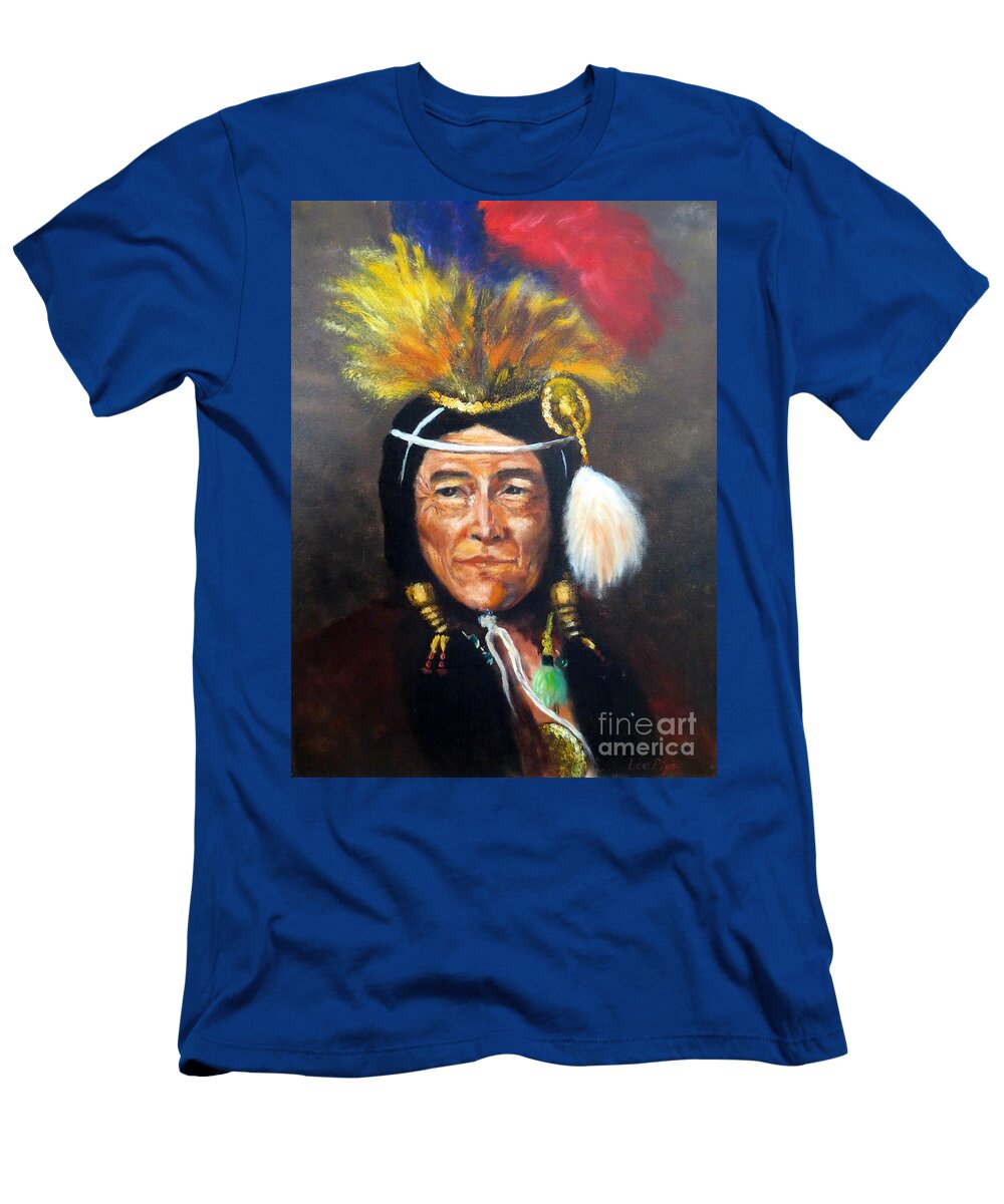 Lee Piper T-Shirt featuring the painting Uncle Joe by Lee Piper