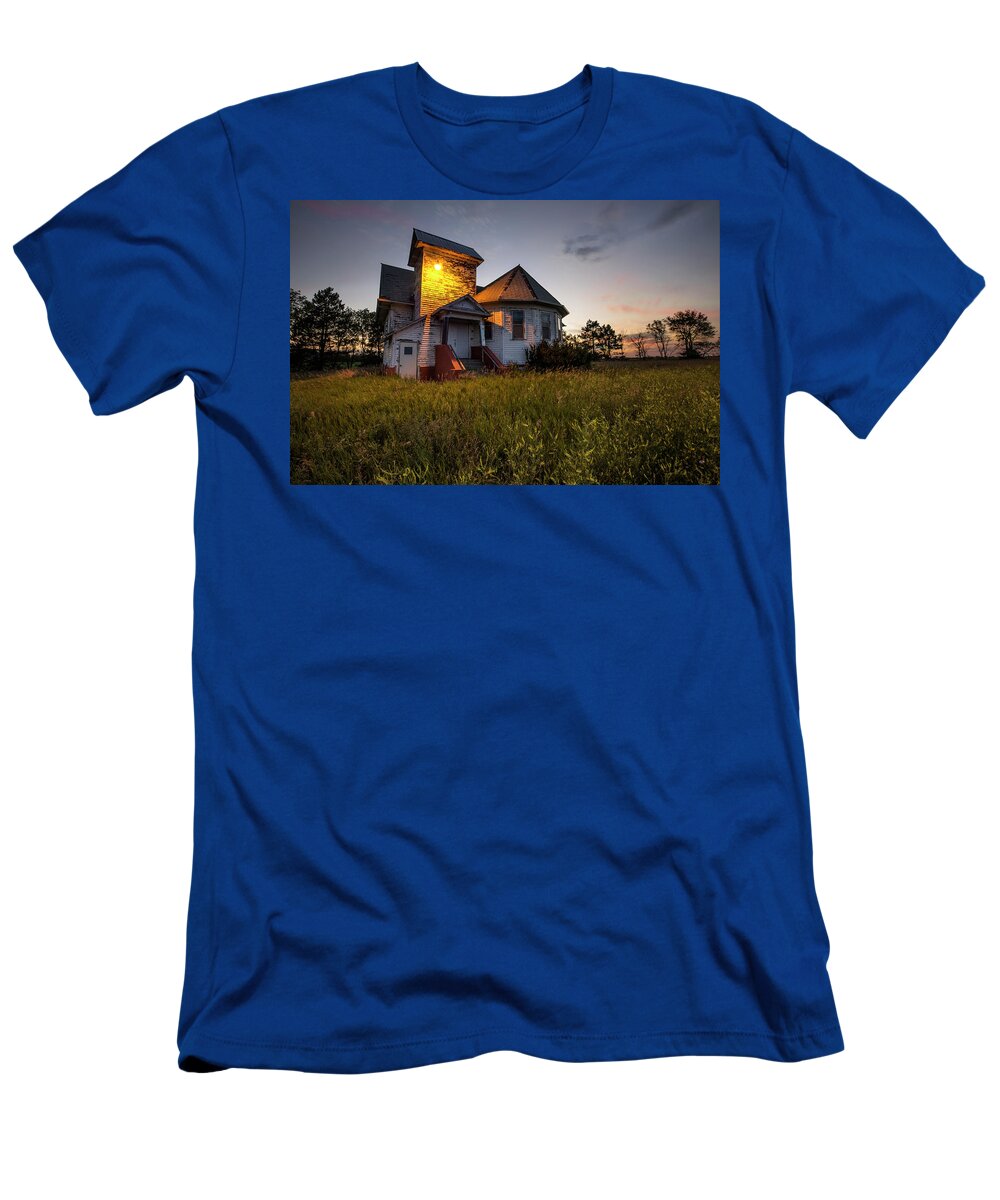 Union Church T-Shirt featuring the photograph Union by Aaron J Groen