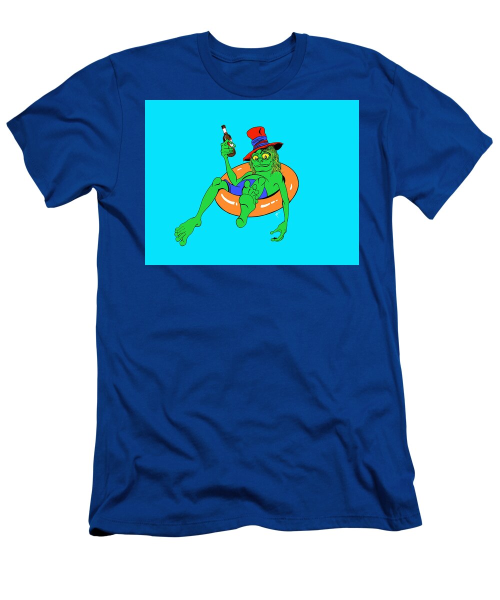 Water T-Shirt featuring the digital art Vodnik by Norman Klein