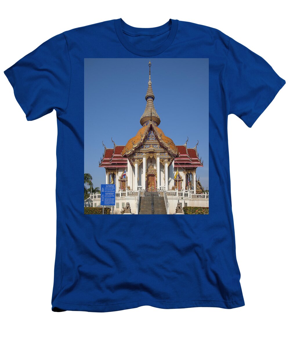 Temple T-Shirt featuring the photograph Wat Chaimongkron Phra Wihan DTHCB0088 by Gerry Gantt