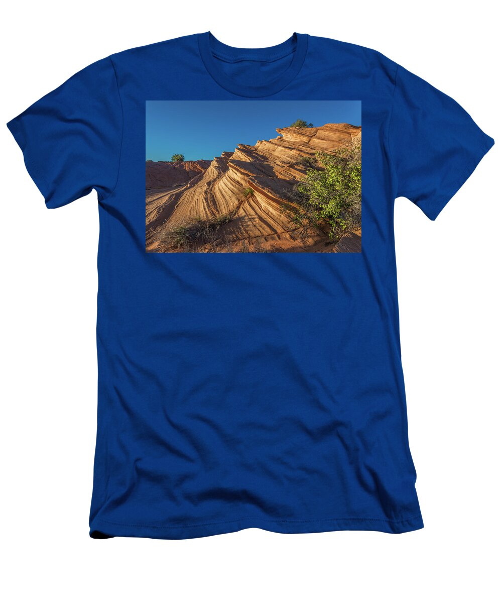Waterhole Canyon T-Shirt featuring the photograph Waterhole Canyon Rock Formation by Lon Dittrick