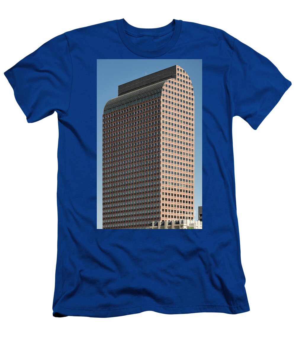 1700 Lincoln Street T-Shirt featuring the photograph Wells Fargo Center Building in Denver by David Oppenheimer
