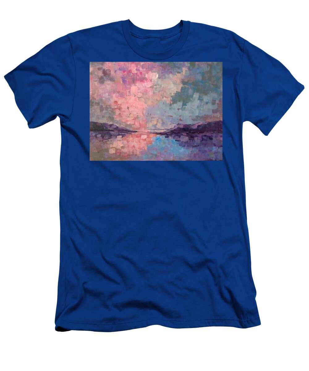 Sunset T-Shirt featuring the painting West Coast of Scottland by Barbara O'Toole