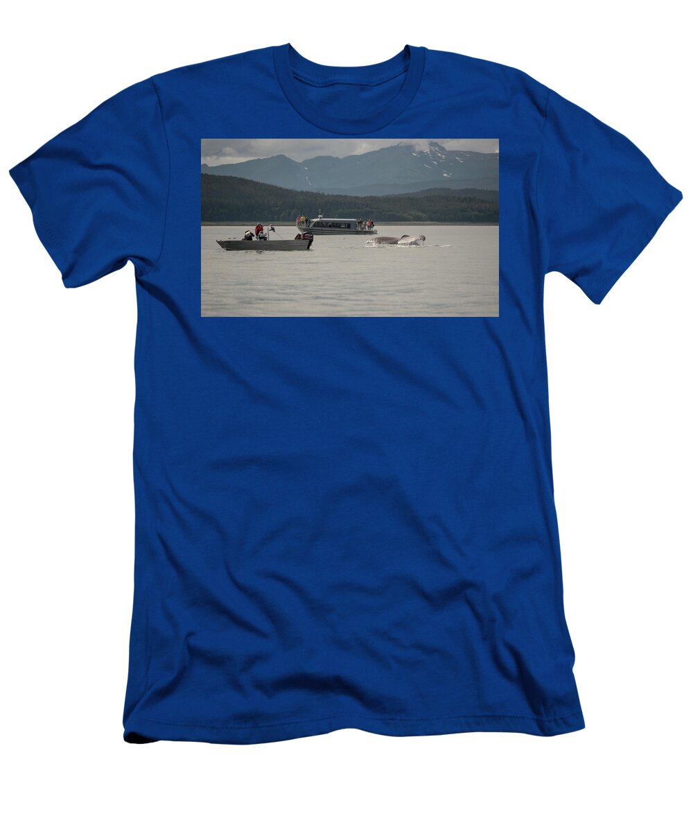 Alaska T-Shirt featuring the photograph What a Fluke by David Kirby