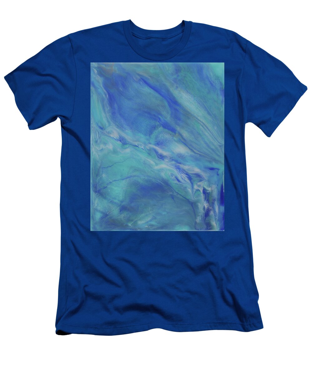 Organic T-Shirt featuring the painting Whispers by Tamara Nelson