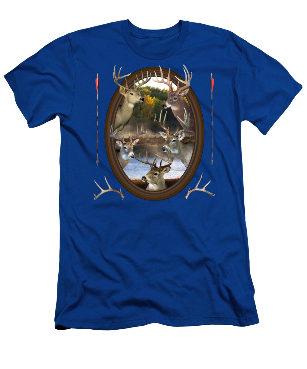 Whitetail Deer T-Shirt featuring the photograph Whitetail Dreams by Shane Bechler