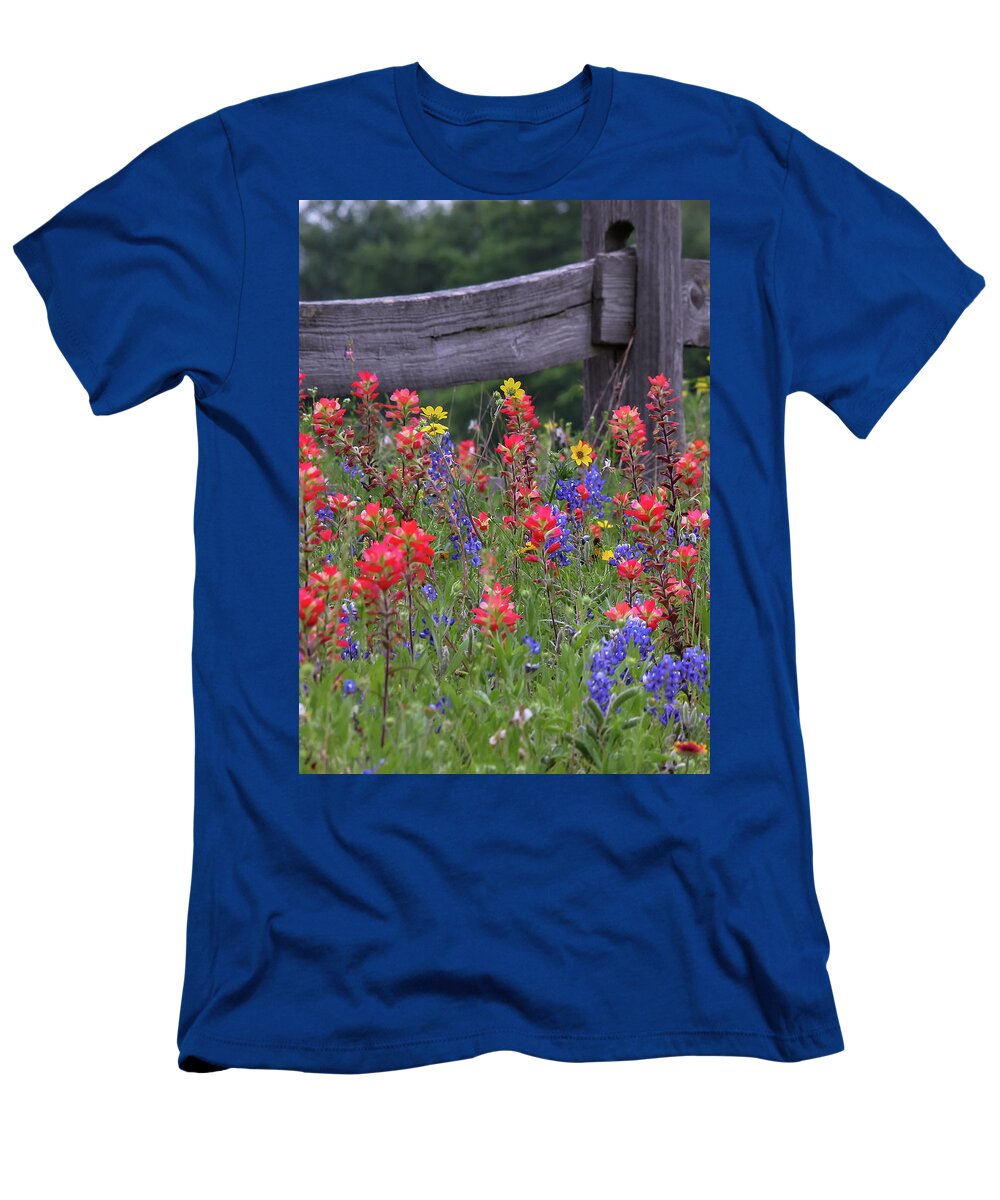 Blue Bonnets T-Shirt featuring the photograph Wild Flowers by Robert Bellomy