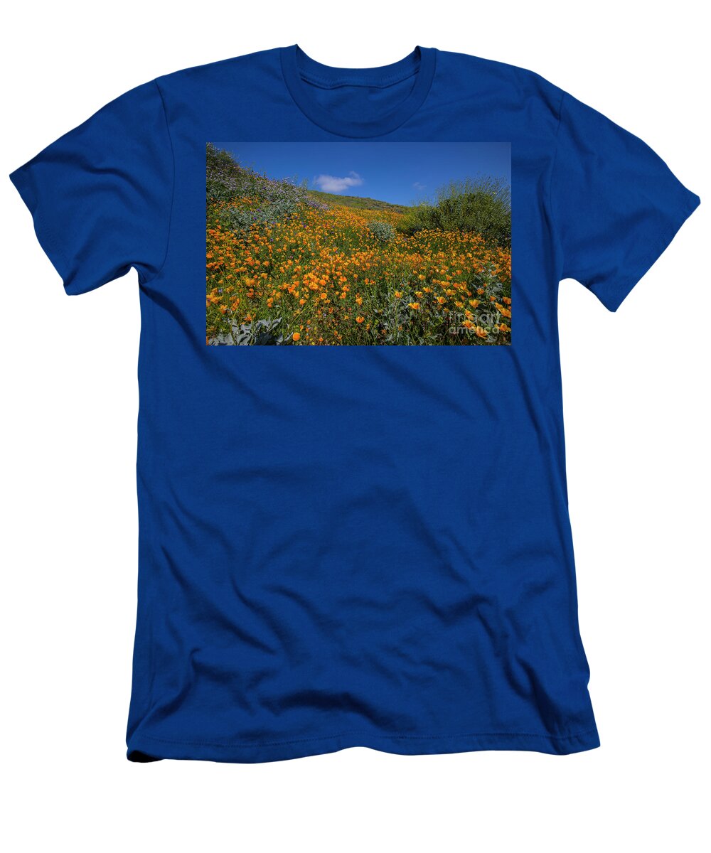 Photography T-Shirt featuring the photograph Wildflower Superbloom 11 by Daniel Knighton