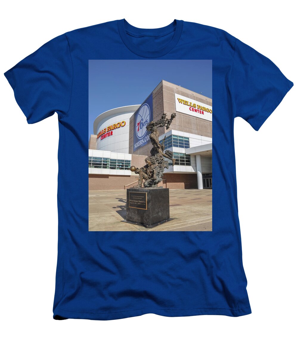 Wilt Chamberlain Statue T-Shirt by Bill Cannon - Pixels