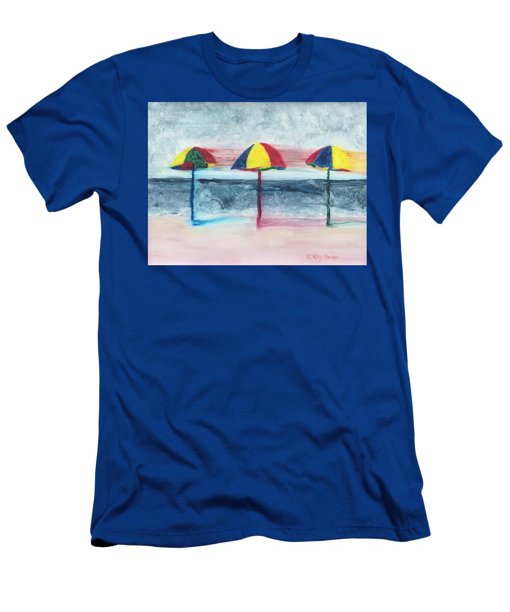 Beach T-Shirt featuring the painting Wind Ensemble by Kathryn Riley Parker