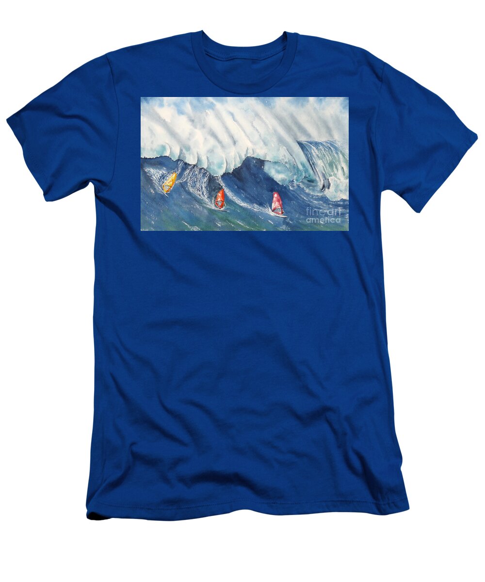 Windsurfing T-Shirt by Jose Manuel Iglesias Cans - Pixels
