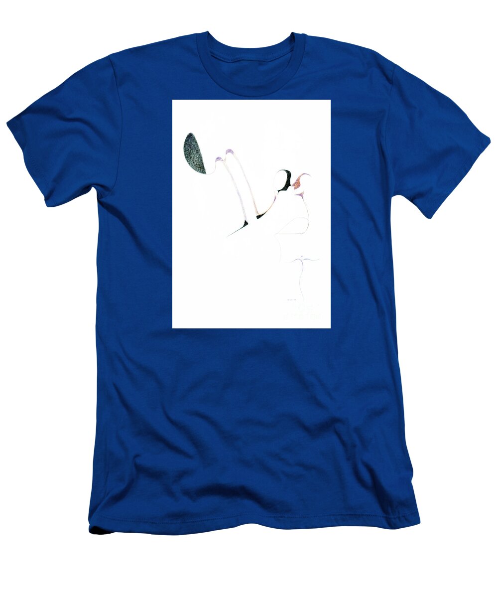  T-Shirt featuring the drawing Wings by James Lanigan Thompson MFA