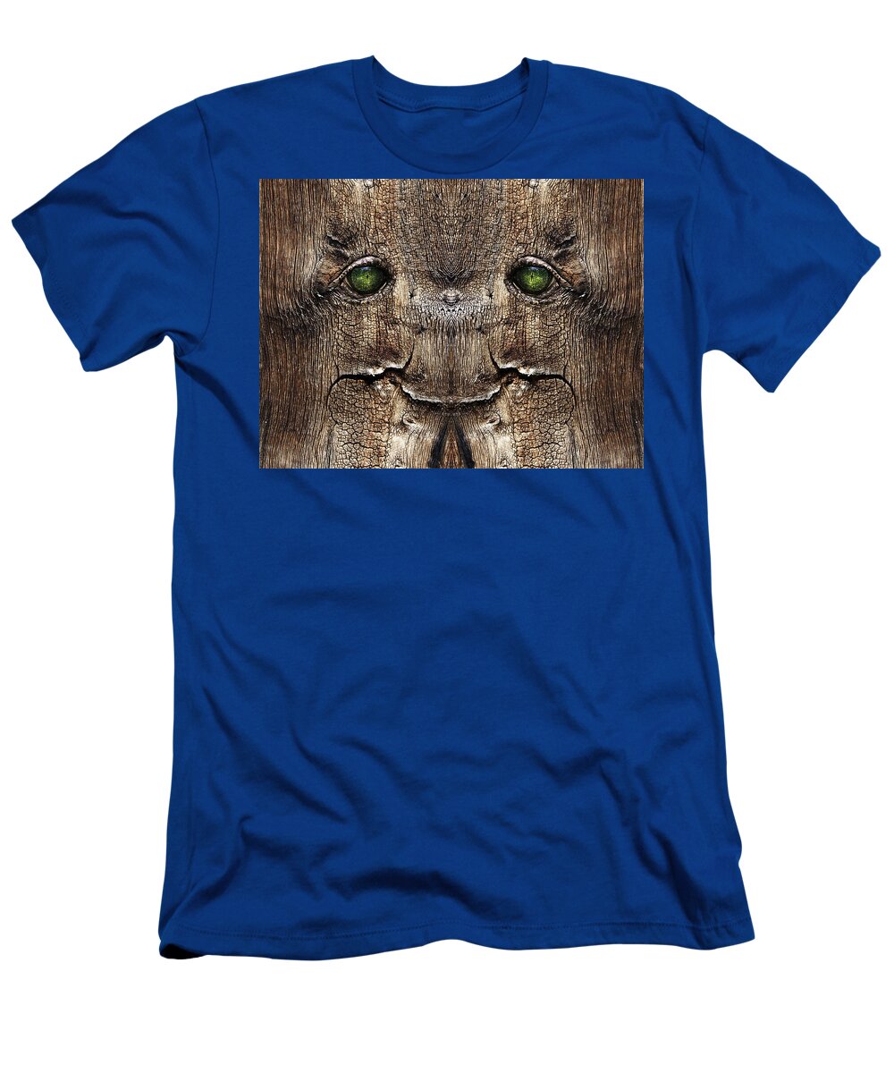Wood T-Shirt featuring the digital art Woody 62 by Rick Mosher