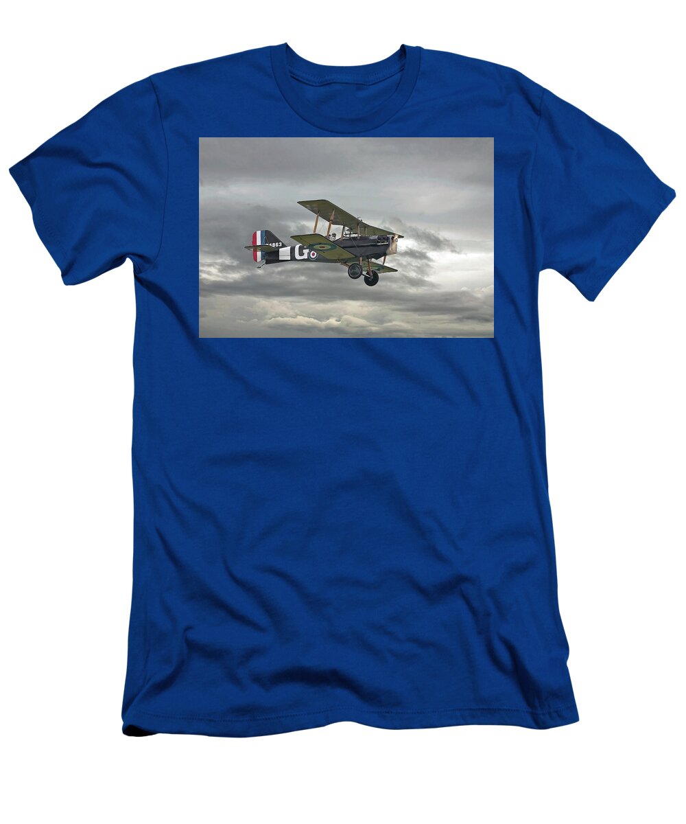 Aircraft T-Shirt featuring the digital art WW1 - Icon SE5 by Pat Speirs