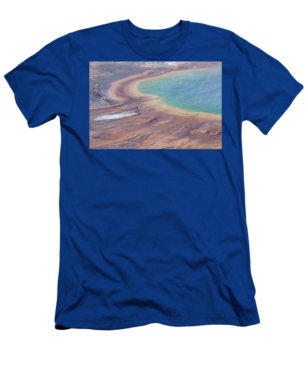 Yellowstone National Park 30x12 1 Panorama T-Shirt featuring the photograph Yellowstone National Park first PANORAMA  by OLena Art by Lena Owens - Vibrant DESIGN