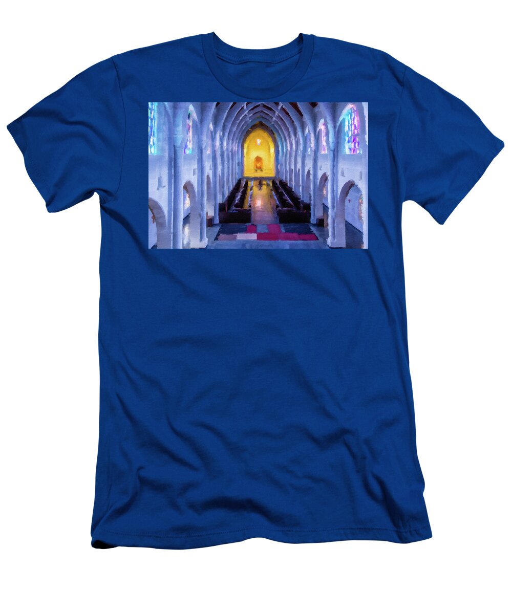Norman T-Shirt featuring the photograph Monastery of the Holy Spirit #1 by Darryl Brooks