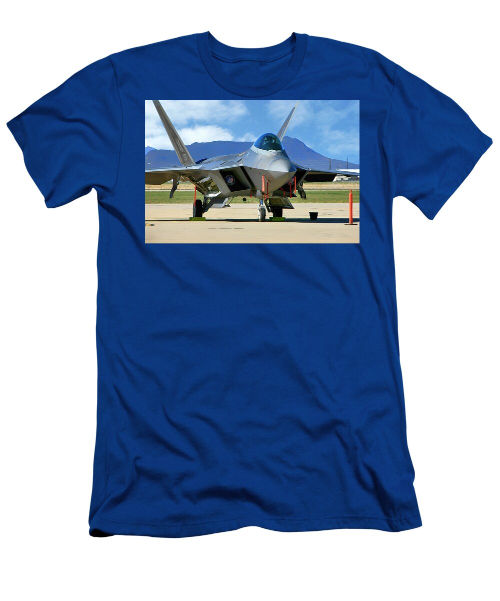 F-22 T-Shirt featuring the photograph F22 Rapter #2 by Chris Smith