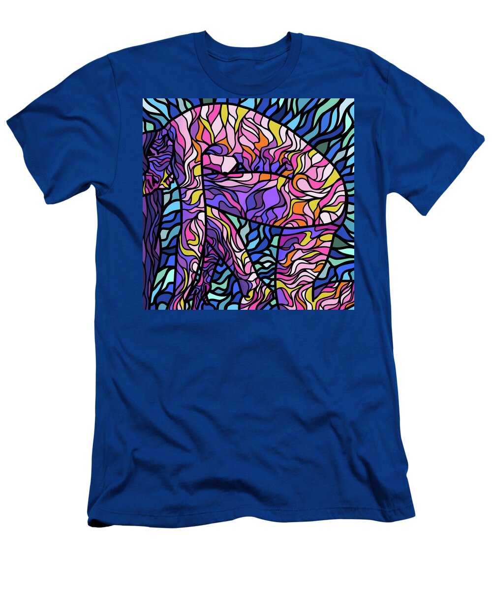 Figurative T-Shirt featuring the digital art Body of Thought #3 by James Fryer
