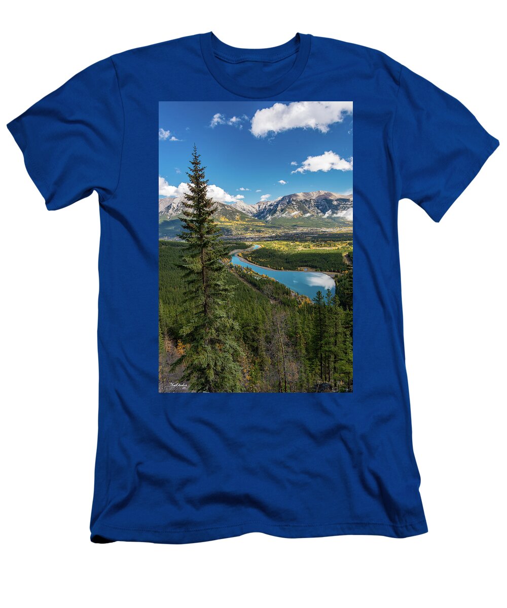 Canmore T-Shirt featuring the photograph Canmore and Kananaskis Alberta by Tim Kathka