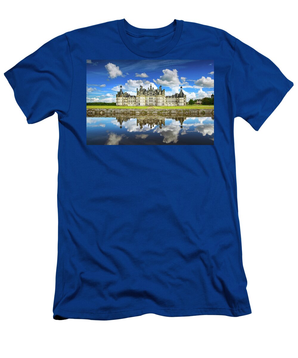 Chambord T-Shirt featuring the photograph Chateau de Chambord castle. Loire by Stefano Orazzini