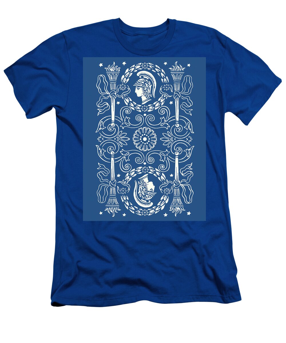 Ancient T-Shirt featuring the drawing Classic Pattern by CSA Images
