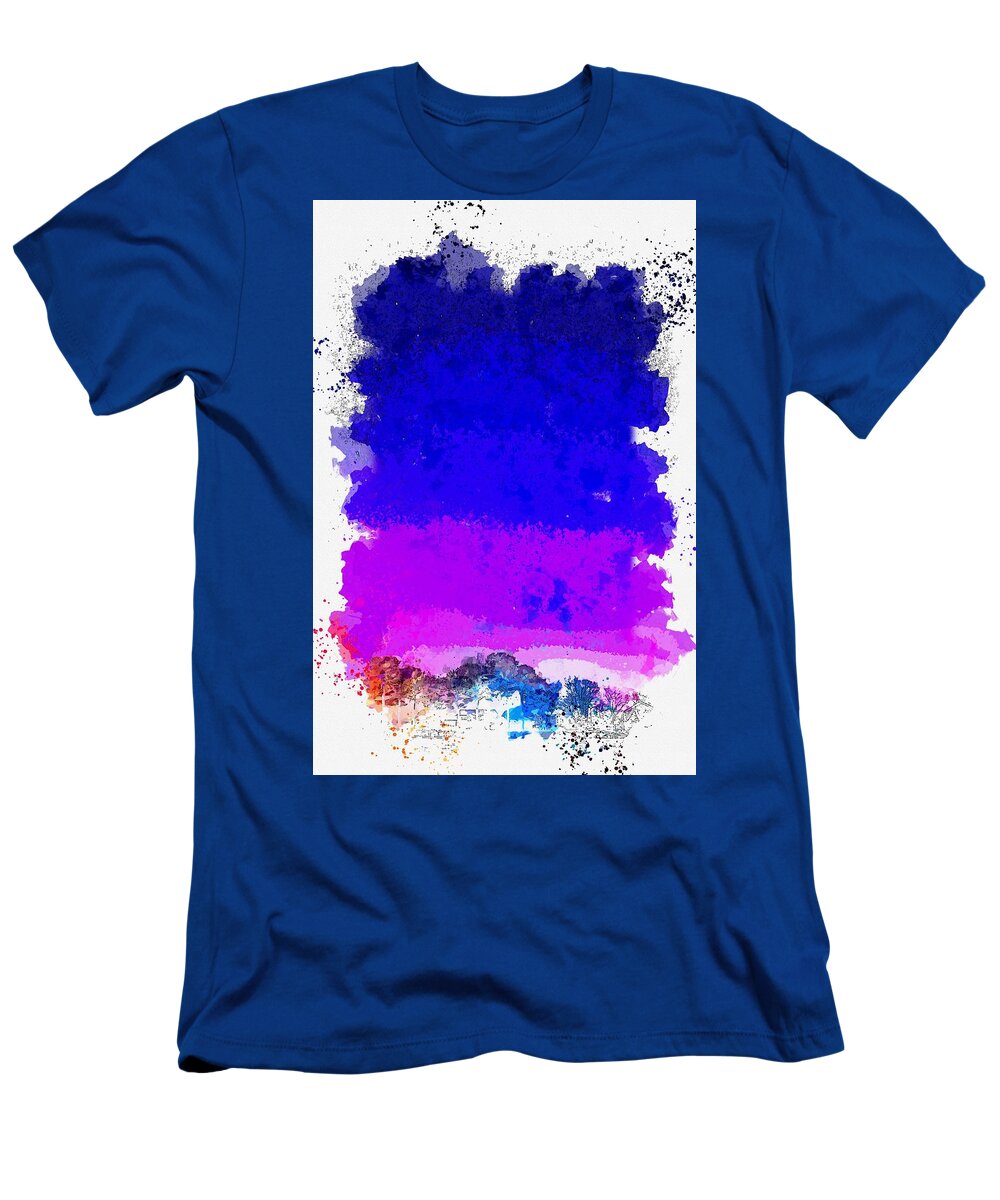 Nature T-Shirt featuring the painting constellation - watercolor by Adam Asar by Celestial Images