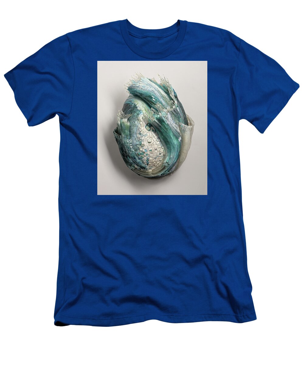 Water T-Shirt featuring the glass art Crysalis III by Mia Tavonatti