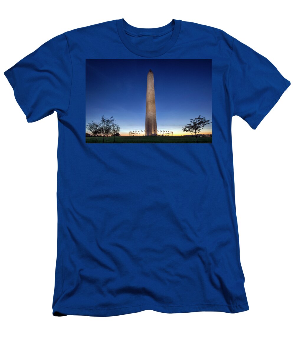 Prints Available Now On Fine Art America ! T-Shirt featuring the photograph DC Summer Blue by Robert Fawcett
