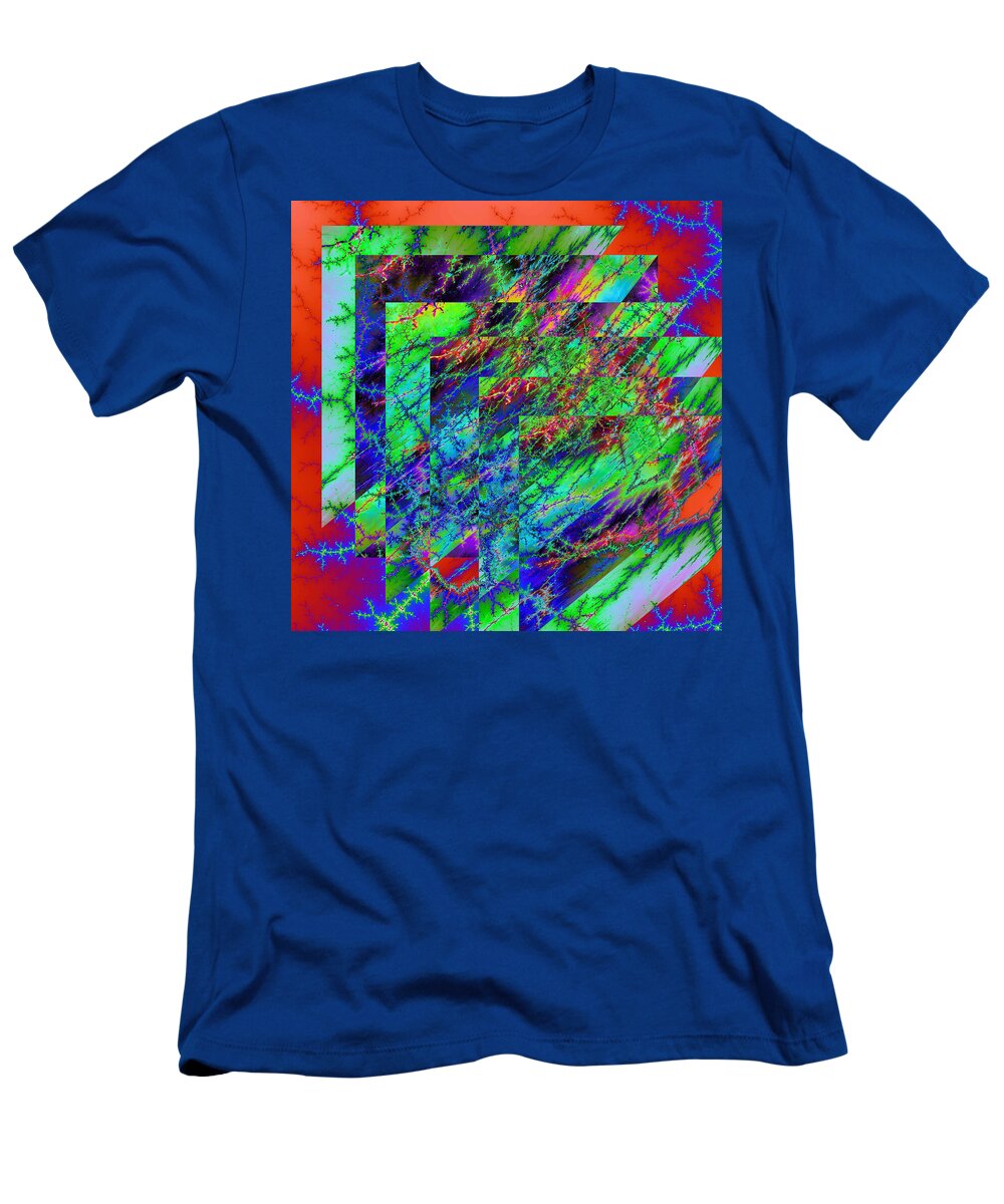 Abstract T-Shirt featuring the photograph Difference Abstraction by Cathy Anderson