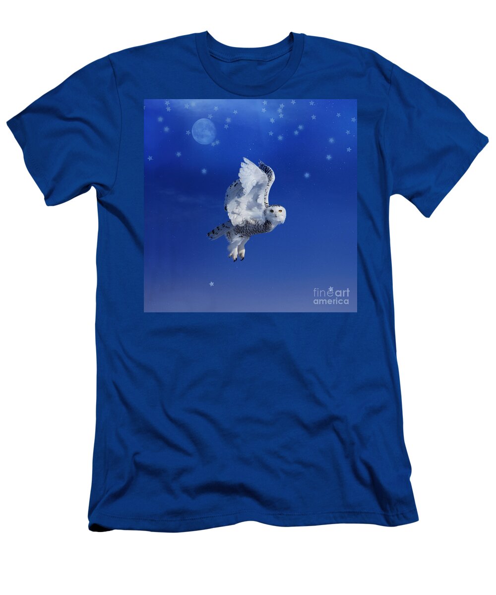 Animal T-Shirt featuring the photograph Fly me to the moon by Heather King