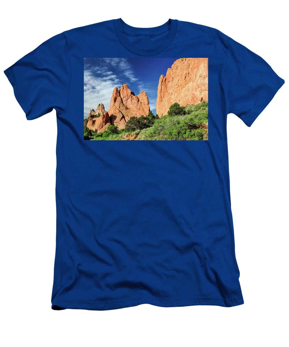Colorado Springs T-Shirt featuring the photograph Garden of the Gods by Tim Kathka