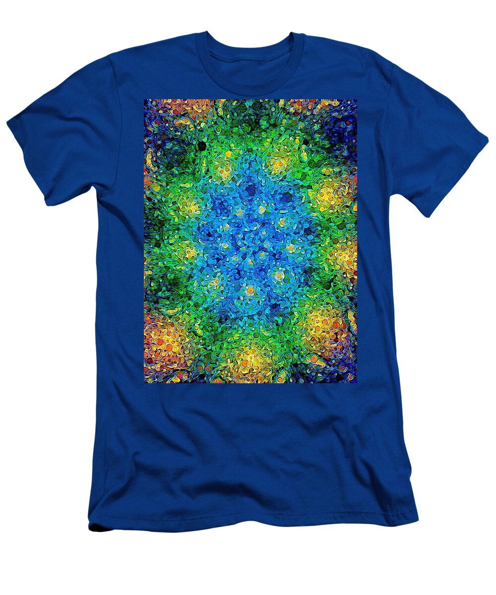Spiral T-Shirt featuring the digital art Good Morning Spring by Nick Heap