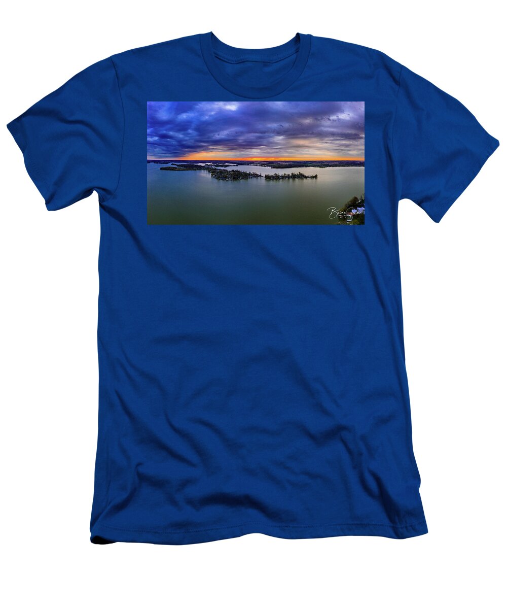  T-Shirt featuring the photograph Indian Isle Sunrise by Brian Jones