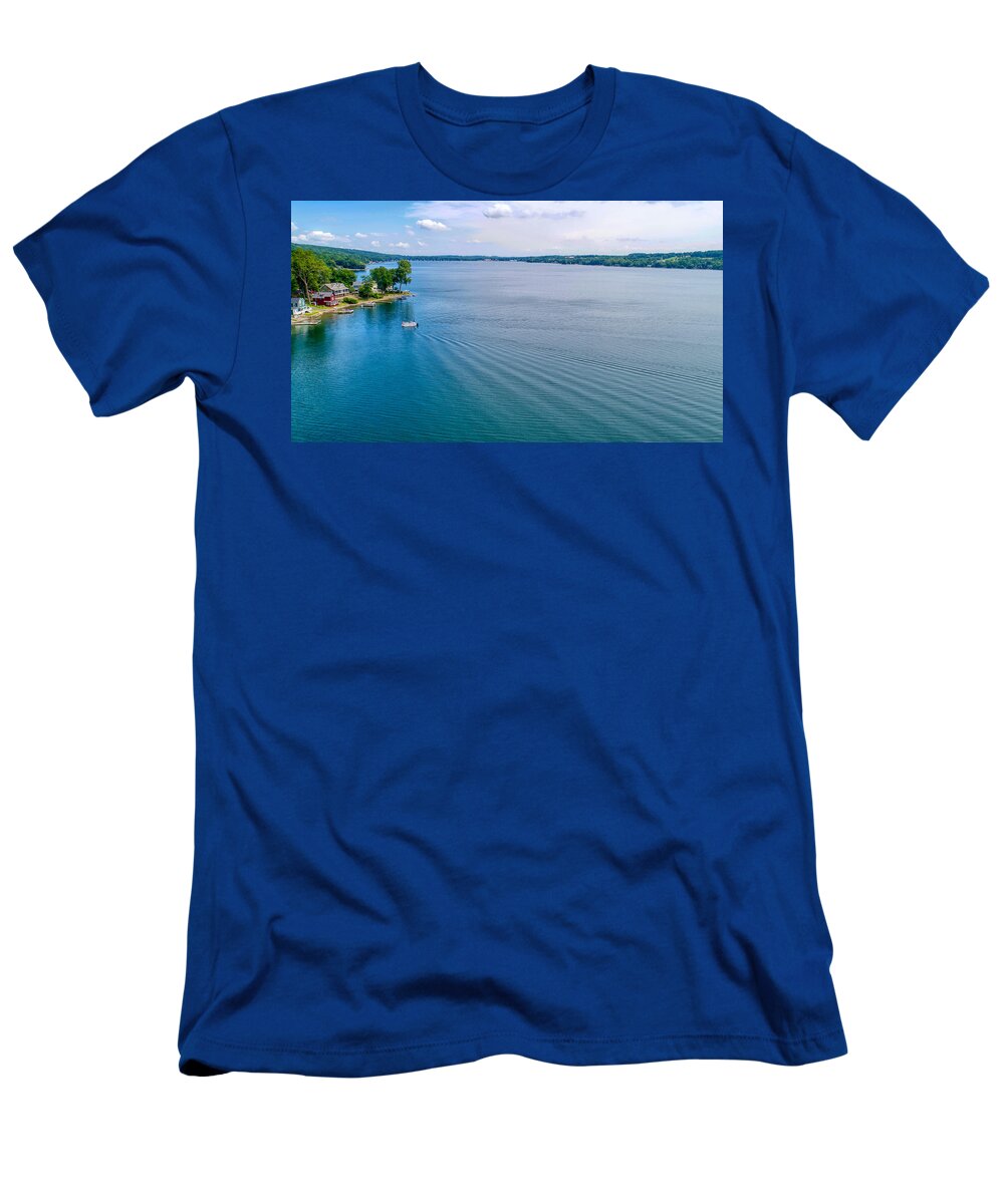 Finger Lakes T-Shirt featuring the photograph Keuka Days by Anthony Giammarino