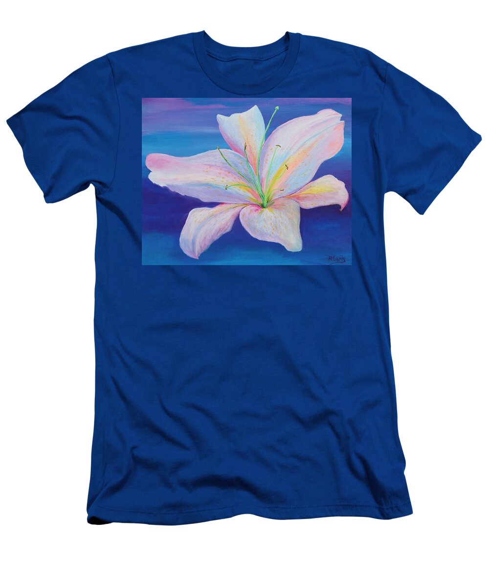 Lily T-Shirt featuring the painting Lily G by Robert Clark