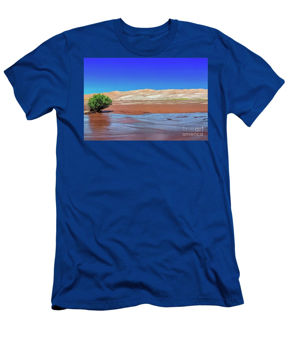 Jon Burch T-Shirt featuring the photograph Medano Creek by Jon Burch Photography