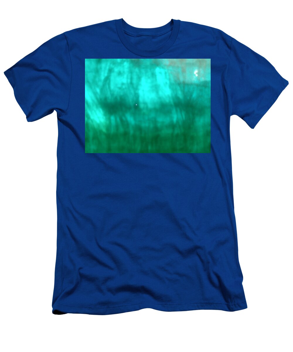 Aquamarine T-Shirt featuring the digital art Nature Blue Pool by Scott S Baker