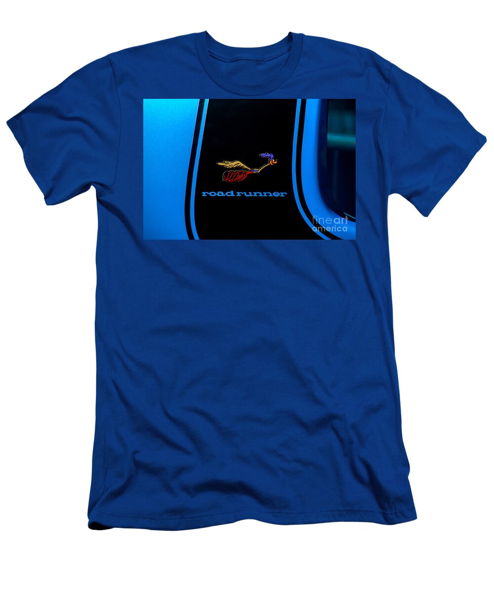 Roadrunner T-Shirt featuring the photograph Plymouth Roadrunner Decal by Anthony Sacco