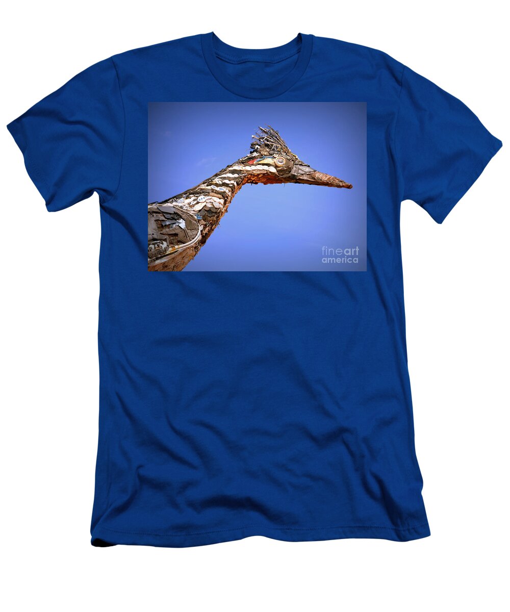 Roadrunner T-Shirt featuring the photograph Recycled Roadrunner by Tru Waters