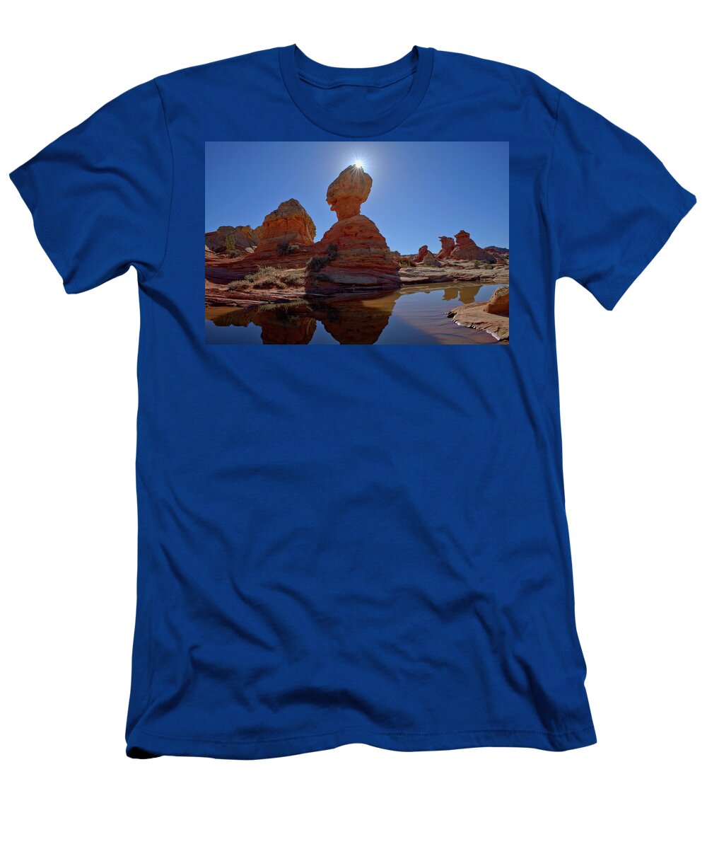 Landscape T-Shirt featuring the photograph The Martian by Ivan Franklin