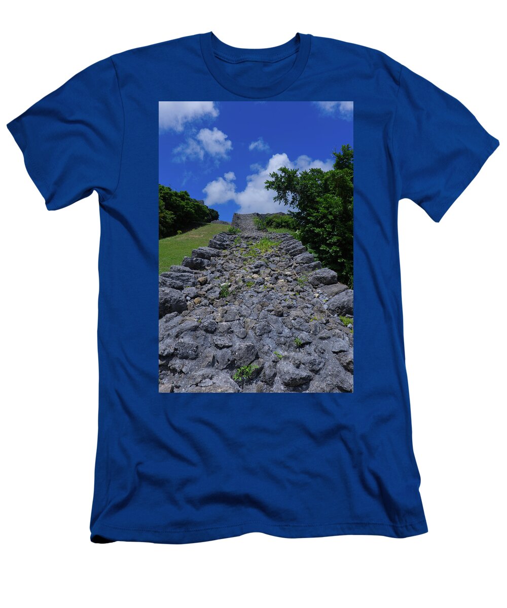 Castle T-Shirt featuring the photograph Walkway to Heaven by Eric Hafner